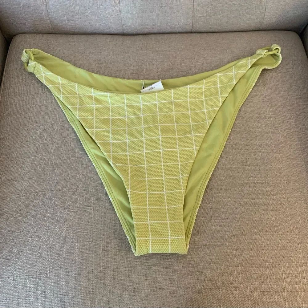 Roxy Women's Salty Shine High Leg Cheeky Bikini Bottom Size XXL
